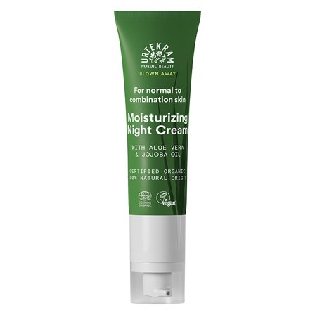 Urtekram Nordic Beauty Wild Lemongrass Night Cream, 50 ml
