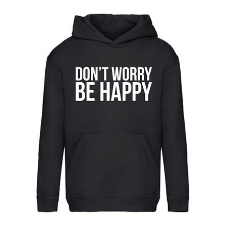 Dont Worry Be Happy - Hoodie / Tröja - BARN
