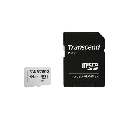 Transcend 300S - flashminnekort - 64 GB - microSDXC UHS-I