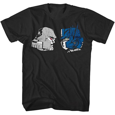 Face Off Megatron vs Optimus Prime Transformers T-shirt