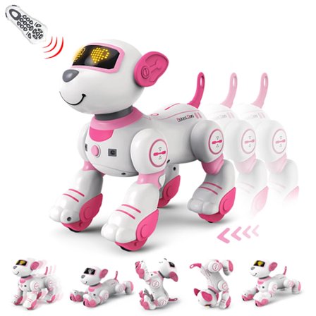 Fjernkontroll Kontroll Robot Hund Programmerbar Smart Interaktiv Stunt Robot Hund