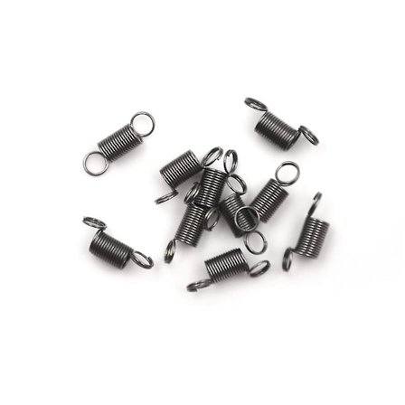 10 stk 15mm rustfritt stål liten strekkfjær med krok for strekk DIY-leke Hfmqv