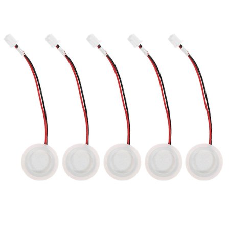 5st Ultraljuds Dimmaskin Skivor: 20mm 1.7MHz Keramiska Luftfuktar Delar - Luftfuktare Ersättning Dimmaskin Fogger Skivor Med Tråd[D]