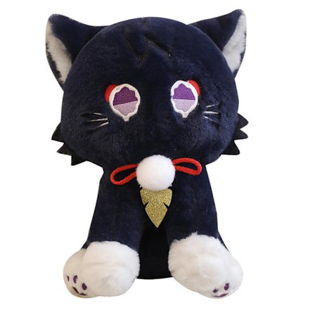 Xiao Huanai Kat Plys Genshin Impact Plysdukke Pude Plysdyr Sød Blød Plyslegetøj Børnegave Kat Plys 45cm