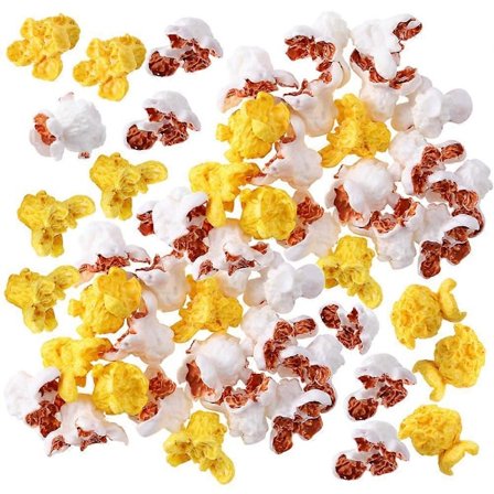 100 stk. Miniature Falsk Popcorn Faux Popcorn Rekvisit Popcorn Model Simuleret Popcorn