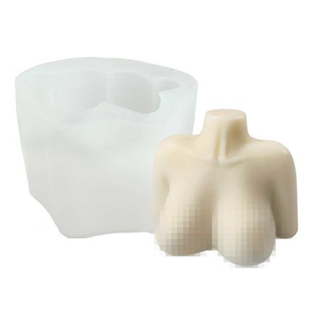 Formular til lys lys kvinde bust 3d 6 cm