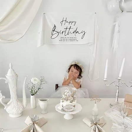 Enkelt brev Grattis på födelsedagen Ins barnrum födelsedagsdekor