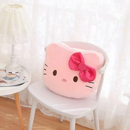 40*45cm Kawaii Sanrio Plys Pude Kuromi My Melody Kirby Tegneserie Anime Dukke Legetøj Blødt Plys Børns Fødselsdagsgave] 45CM-WELLNGS HelloKitty-6 45CM