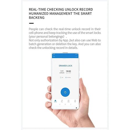 Tuya lås Bluetooth skufflås, trådløs smart sikkerhetsskap elektronisk låsnøkkelløs usynlig sikkerhetsskaplås