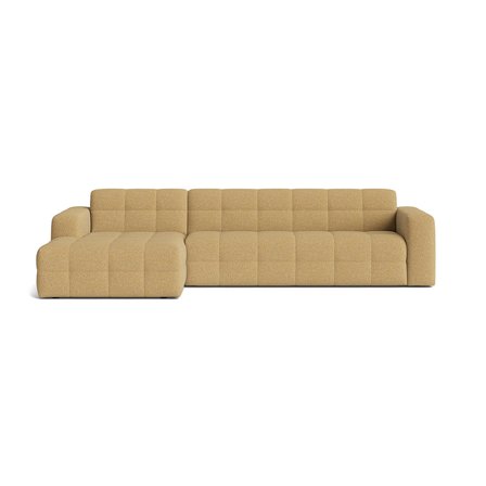 Paris Chaiselong Sofa, Venstrevendt, Puente Gul, Elegant Design, 318x162x77cm - Komfortabel og Stilfuld Chaiselong Sofa til Moderne Hjem