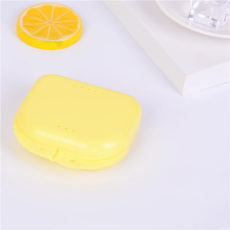 Dropship Tandprotese Boks Opbevarings Etui Dental Kunstige Tænder Enhed Beholder Tandprotese Opbevaringsbokse Rengøringsmiddel Levert