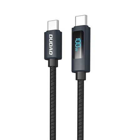 Dudao USB-C-kabel 100W med LED – 1 m