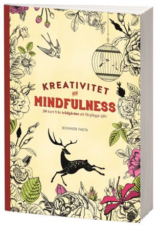 Kreativitet och mindfulness - 24 kort från trädgården att färglägga och skicka - Bok - Inbunden