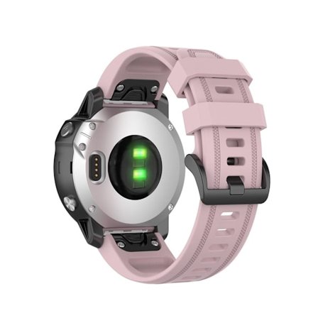 Garmin Fenix 7S/6S/6S Pro/5S/5S Plus Klockarmband i silikon - Rosa