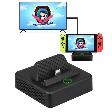 Bærbar TV-dock-switch-konverter HDMI-opladningsstation til Nintendo Switch