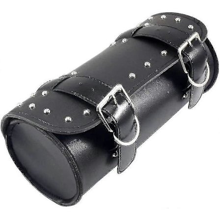 Universal Motorcykel Sadeltaske, Motorcykel Værktøjstaske, Motorcykel Læder Vandafvisende Værktøjstaske, Runde Sadeltasker, Moderigtig Motorcykel 