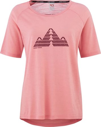 Kari Traa Women's Ane Short Sleeve Women short-sleeved sweaters Pink XL