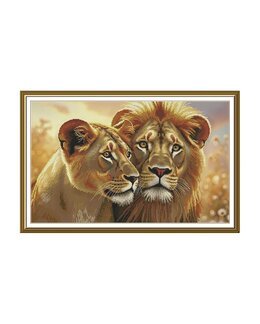 Broderikit Tavla Lejonen - Nova Sloboda