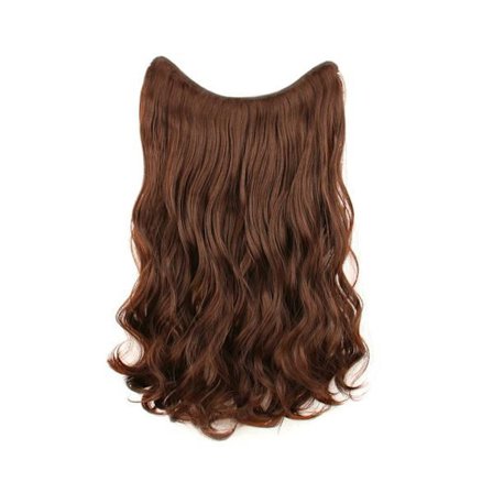 Lang krøllete og bølgete parykk for kvinner damer G5J9