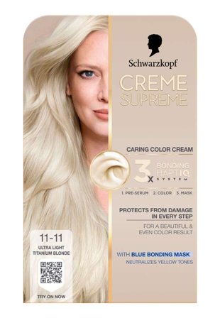 Schwarzkopf Creme Supreme Hårfärg Dam Gul 1 ST