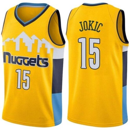 Baskettröja för herrar JOKIC 15# MURRAY 27# PORTER JR. 1# vuxen Mode Top tee Sport T-shirts I