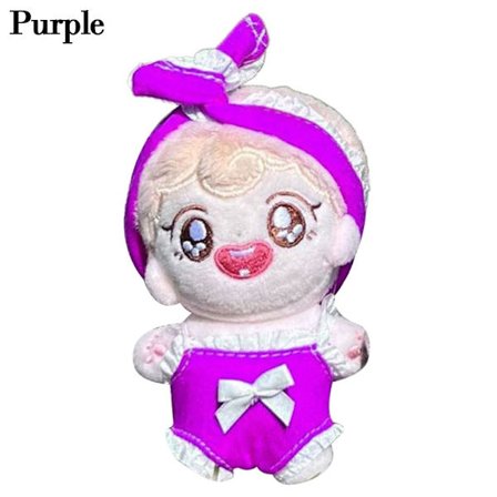 Nye søte klær 10cm dukkepyjamas LILLA