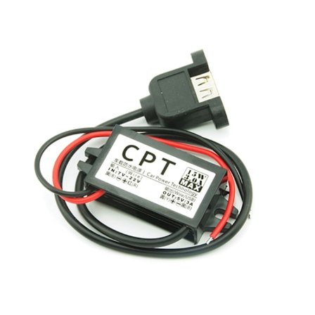 Kesän kuuma alennus 12V - 5V DC-DC jännitemuunnin - Power Buck -muunnin - Jännitteensäädin - Helppokäyttöinen USB korvilla