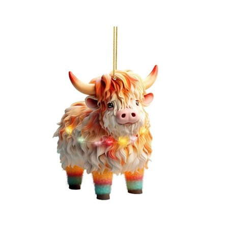Xmas Cow Pendant Fargerike Hella Wagyu Ornaments 10 10