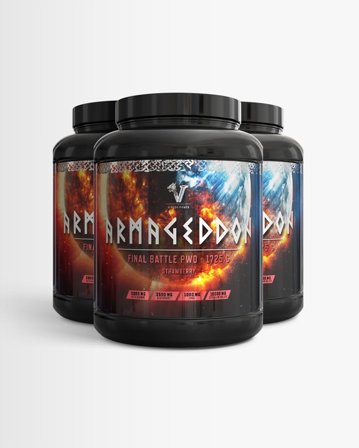 PWO Pre workout - Viking Power Armageddon - Strawberry, Kosttilskudd, Prestasjonsøkere og PWO, Pre-Workout (PWO)
