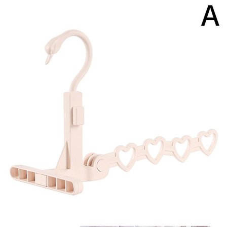 Foldbar 4-huls Tørrestativ Bærbar Rejse Hotel Tøjstativ