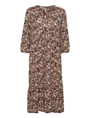 Sc-Marica Aop Knælang Kjole Multi/mønstret Soyaconcept