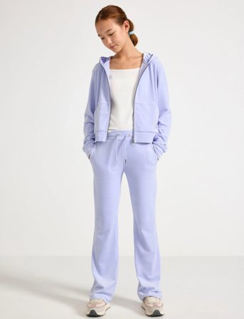 Lindex Trouser Velour - Purple - 158