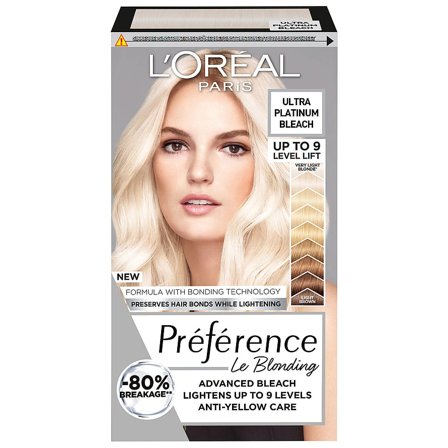 L'Oréal Paris Hårfarve 9L Ultra Platinum, Hår, Hårfarve, Permanent Hårfarve