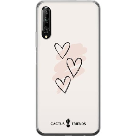 Yhteensopiva Puhelinkuori Huawei Huawei P smart Pro 2019 Cactus and Friends - Soft Romance Sketch