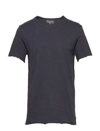 Crew-Neck Relaxed T-Shirt T-shirts Short-sleeved Blå Bread & Boxers