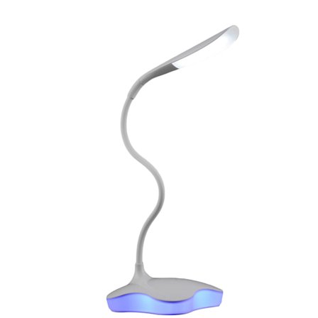 LED Skrivebordslampe med 3 Lysstyrkeniveauer Dæmpbar Touch Kontrol til Soveværelse