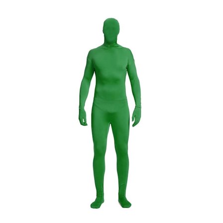 Festivo Invisible Morph Suit Aikuinen Herra Nainen Full Green