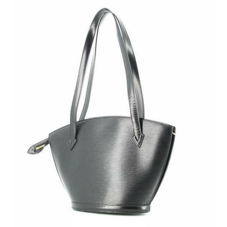 Louis Vuitton Vintage, Pre-owned leather Shoulder Bag Zwart, Dames, Maat:ONE Size