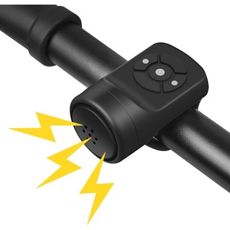 Elektrisk sykkelklokke, elektronisk hornalarm sykkelklokke 120dB, IP