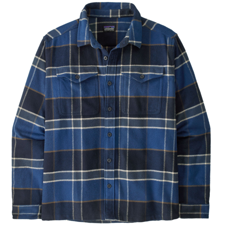 Patagonia M's Fjord Flannel Shirt Cycles: Sunken Blue