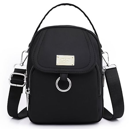 Lingzi Kangaroo Unisex Firkantet Crossbody Taske til Mænd & Kvinder - Justerbar Rem, Flere Lynlåsrum