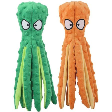 2-pack Bläckfisk Ostoppade Hundtuggleksaker För Tandvalpar