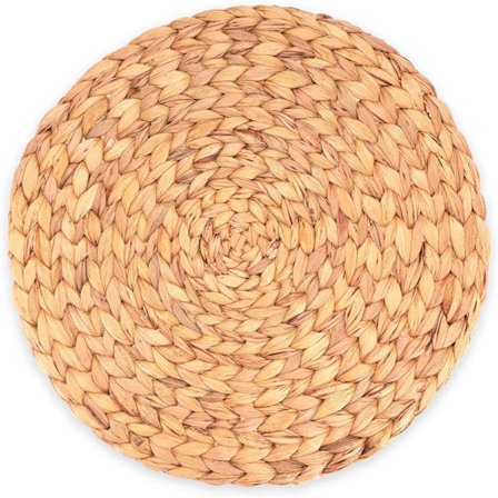 Sjögräs platsmatta (vävd vattenhyacint) - 35 cm - Tvättad - DXGHC