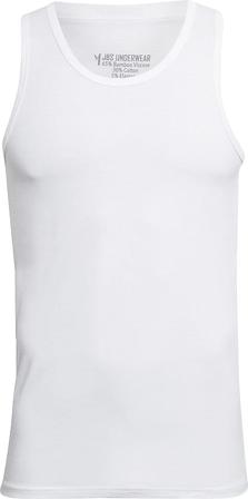 JBS 2-pack singlet bamboo økologisk bomuld Hvid XXXL, Tøj & Bolig, Herreundertøj, Herreundertrøjer
