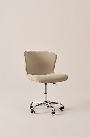 Jotex - Kontorstol Sandbeige - LUNDA - Køb Skrivebordsstole hos Jotex