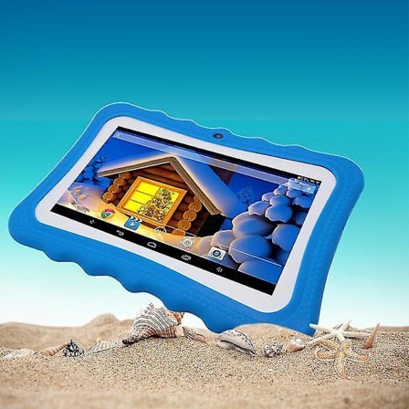 7 Tommers Barnetablett 512MB 4G A33 Quad Core Dobbelt Kamera