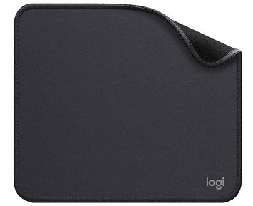 Logitech Mouse Pad Studio Series - Graphite - Smidig musmatta av spilltåligt material med sydda kanter