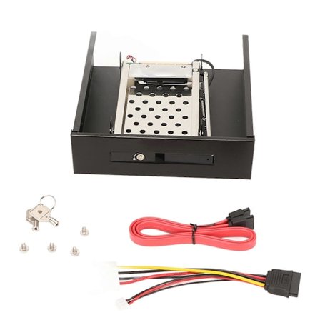 2,5-tums SATA HDD-fack Utmärkt värmeavledning 6 Gbps Hastighet SATA Intern HDD-kapsling för 2,5-tums SATA-hårddiskar