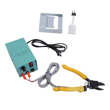 24V Elektrisk Varmesaks Varmenipper Sideskærer Sideklippetang Diagonal Tang med Strømforsyning HT200/HT180