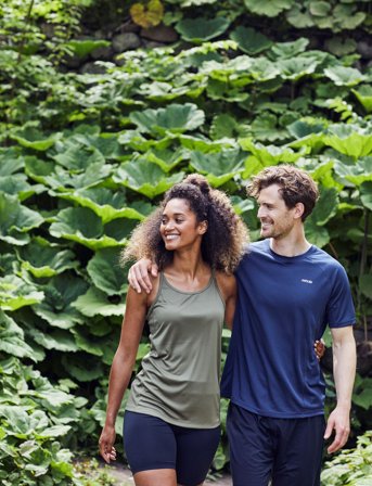 ZEBDIA Women Sports Strap Top - Khaki green - S